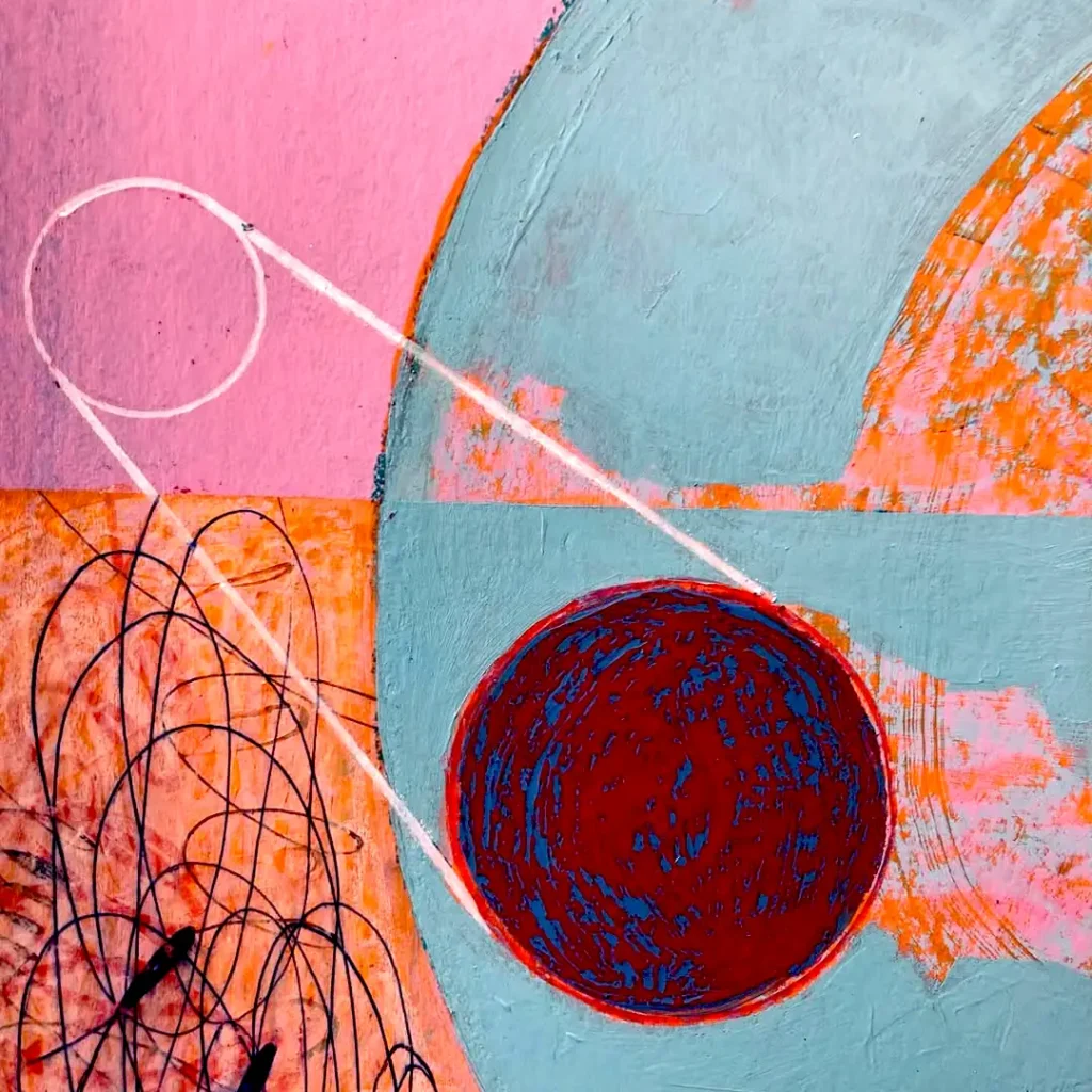 From the serie - We wonder Mix Media on paper- 65x50cm We’ve all experienced the feeling of miss 1