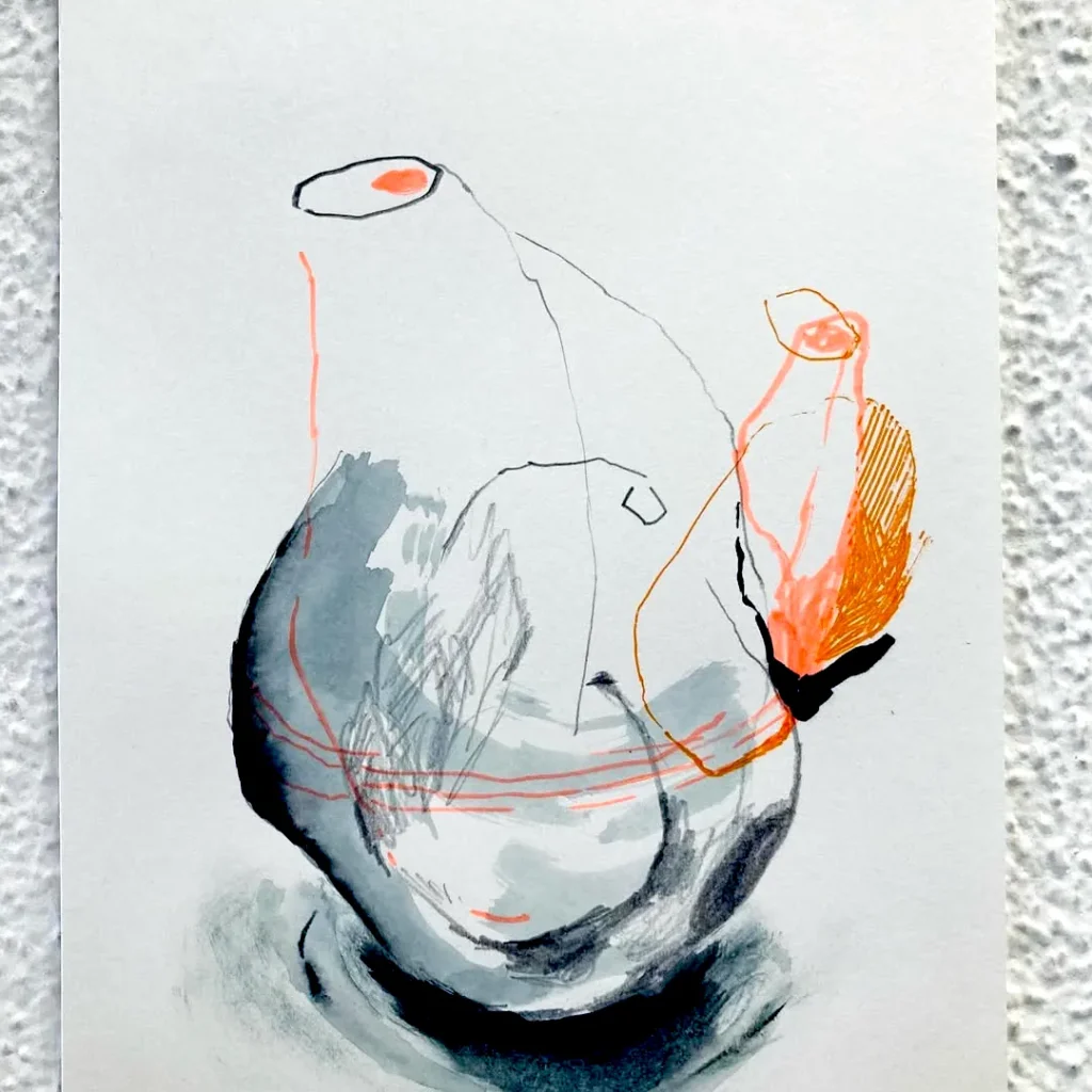 Pedro Fragoso Lonely nests - serie A5 canson paper 5