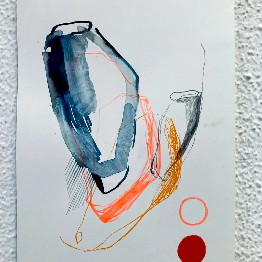 Pedro Fragoso Lonely nests - serie A5 canson paper 5