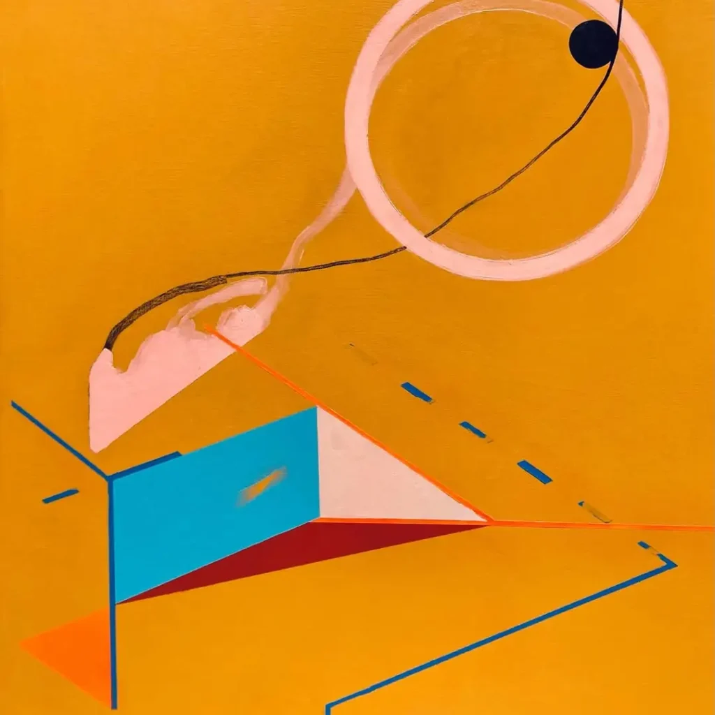 from NESTS and SOULS exhibition Mix media on canvas